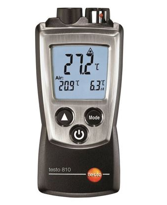 Picture of Testo 810 Infrared (lazer) termometre ve Ortam Sıcaklıklığı Ölçümü